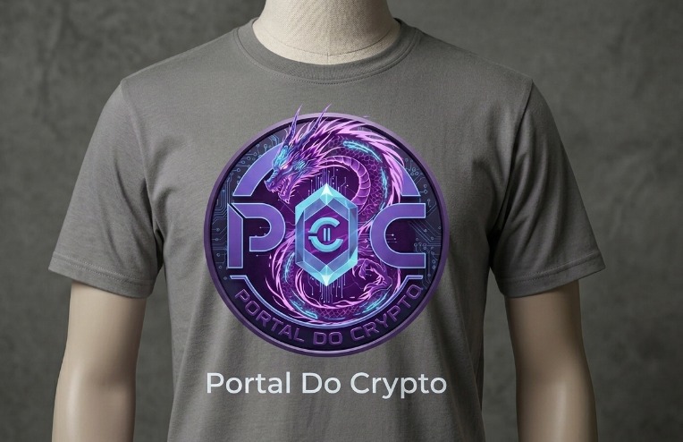 Camiseta Cinza — Portal Do Crypto