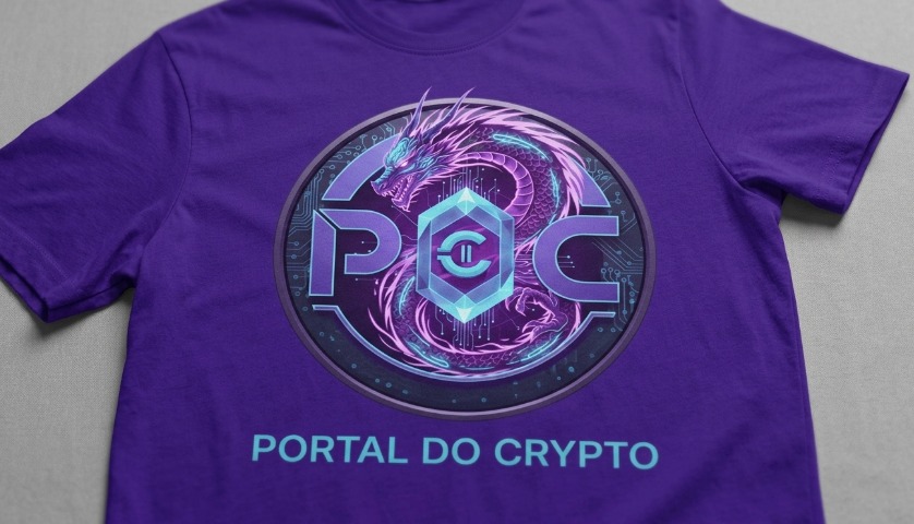 Camiseta Roxa — Portal Do Crypto